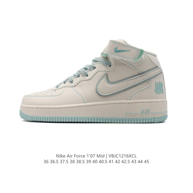 公司级 Nk Air Force 1'07 Mid Af1耐克 空军一号 Af1 中帮 魔术贴 厚底增高运动板鞋 原楦头原纸板 打造纯正空军版型。专注外贸渠道