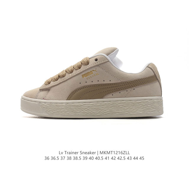 彪马 Puma 休闲板鞋 Suede Xl系列经典翻毛皮厚底防滑耐磨舒适透气运动鞋 新年穿有型 时尚 穿搭 球鞋 穿搭 时尚 潮流 面包鞋 Puma面包鞋，