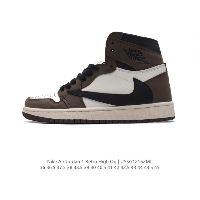 公司级 耐克 男女同款运动板鞋 Nike Air Jordan 1 Retro High Og 乔丹一代aj1 乔1 Aj1 篮球鞋复刻运动鞋。皮面高帮板鞋的设