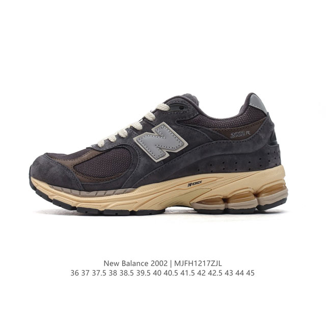 公司级 头层皮 新百伦 New Balance 2002R 跑鞋 男女运动鞋厚底老爹鞋。沿袭了面世之初的经典科技，以 Encap 中底配以升级版 N-Ergy