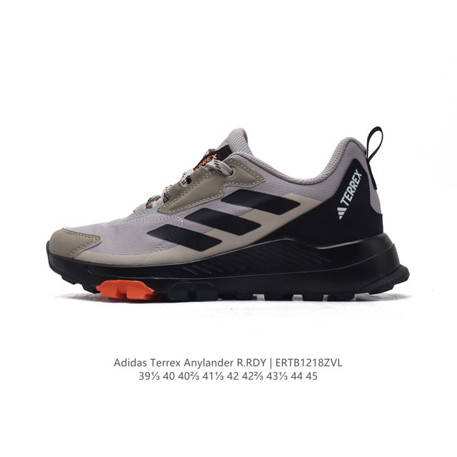 新品 阿迪达斯 Adidas Terrex Anylander Rain.Rdy 登山鞋 新款越野跑鞋 防水户外运动鞋舒适登山徒步运动鞋减震耐磨舒适男鞋 货号：