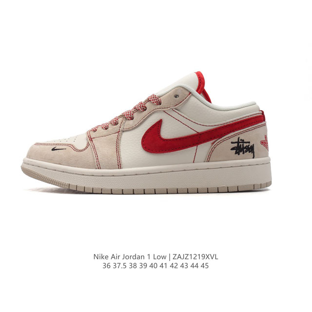 公司级 耐克 乔丹air Jordan 1 Low Aj1 乔1 乔丹1代aj1 低帮复古文化休闲运动篮球鞋。该鞋款从 1985 年元年款汲取设计灵感，焕新演绎