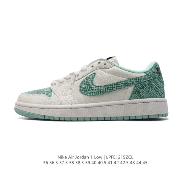 公司级aj1 耐克 Nike Jordan Air Jordan 1 Low Og 乔丹1代 蛇年限定时尚百搭 防滑耐磨 低帮板鞋 复古篮球鞋 时尚男女运动鞋！