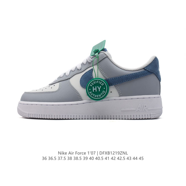 公司级 Af1耐克 Nike Air Force 1 ‘07 Low 空军一号 厚底增高百搭运动板鞋 原楦头原纸板 打造纯正空军版型，专注外贸渠道 全掌内置蜂窝