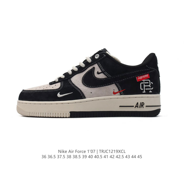 公司级 Af1耐克 Nike Air Force 1 ‘07 Low 空军一号 厚底增高百搭运动板鞋 原楦头原纸板 打造纯正空军版型，专注外贸渠道 全掌内置蜂窝