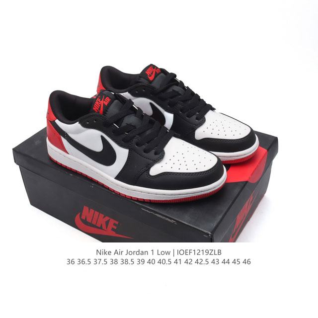 耐克 乔丹air Jordan 1 Low Aj1 乔1 乔丹1代aj1 低帮复古文化休闲运动篮球鞋。该鞋款从 1985 年元年款汲取设计灵感，焕新演绎简约经典