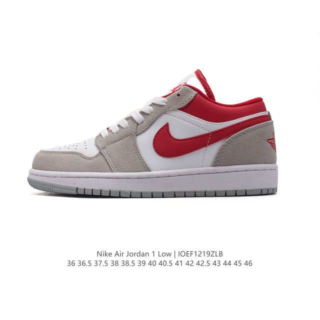 耐克 乔丹air Jordan 1 Low Aj1 乔1 乔丹1代aj1 低帮复古文化休闲运动篮球鞋。该鞋款从 1985 年元年款汲取设计灵感，焕新演绎简约经典