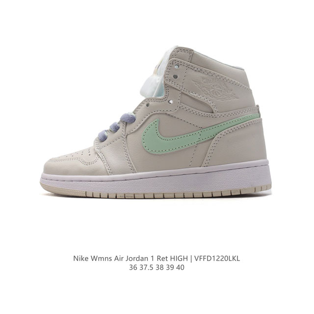 耐克 Nike Air Jordan 1 Mid 女子篮球鞋时尚轻盈板鞋aj1乔1运动鞋 乔丹一代 高帮复古休闲篮球鞋 。Air Jordan 1 Mid 搭载