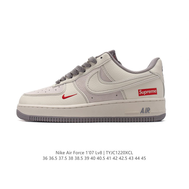 公司级 Af1耐克 Nike Air Force 1 ‘07 Low 空军一号 厚底增高百搭运动板鞋 原楦头原纸板 打造纯正空军版型，专注外贸渠道 全掌内置蜂窝