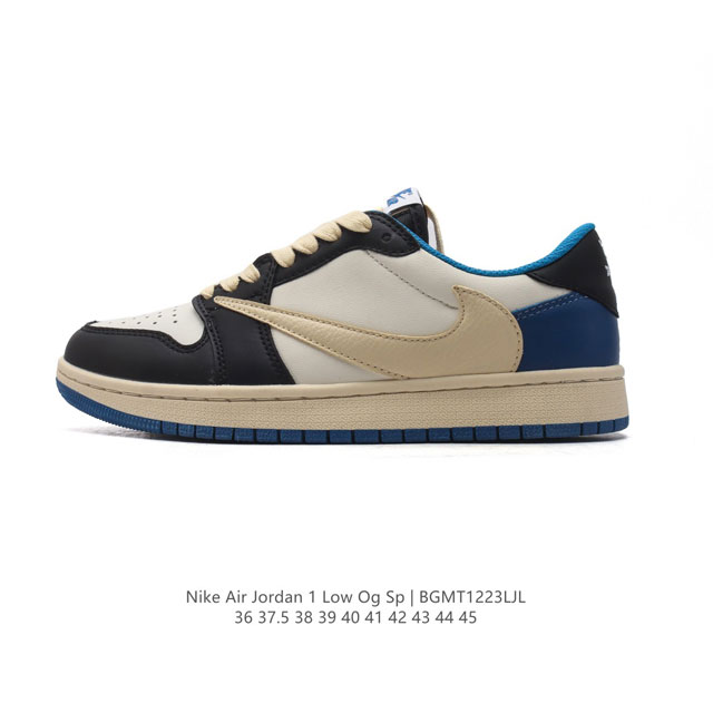 特价 真标 耐克 Nike Air Jordan 1 Low Og Sp Military Blue Aj1乔1倒勾低帮篮球鞋 Aj1 乔丹1代 Aj1 乔1