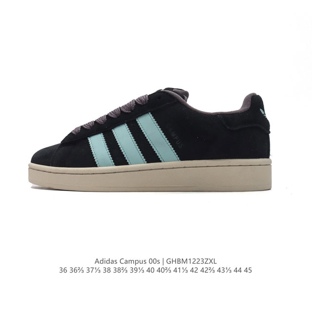 Adidas阿迪达斯.男女鞋 三叶草campus 00S 面包鞋复古休闲板鞋。千禧回潮！Adidas Campus 00S 经典再现！面包化的campus鞋款在