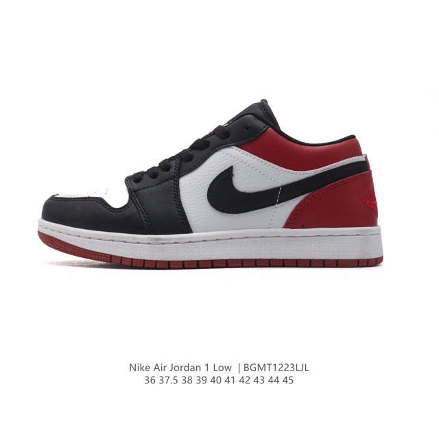 特价 耐克 乔丹air Jordan 1 Low Aj1 乔1 乔丹1代aj1 低帮复古文化休闲运动篮球鞋。该鞋款从 1985 年元年款汲取设计灵感，焕新演绎简