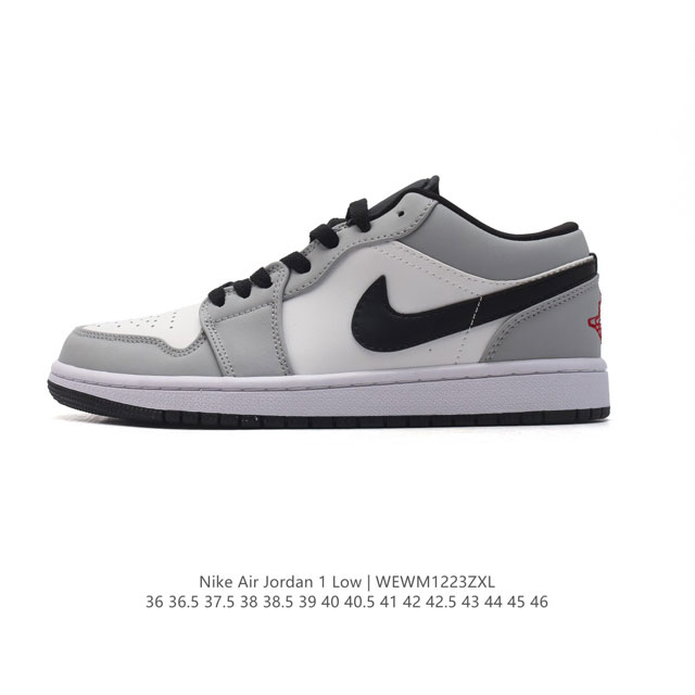 耐克 乔丹air Jordan 1 Low Aj1 乔1 乔丹1代aj1 低帮复古文化休闲运动篮球鞋。该鞋款从 1985 年元年款汲取设计灵感，焕新演绎简约经典