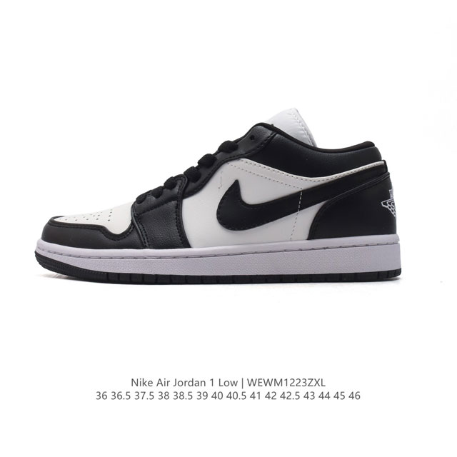 耐克 乔丹air Jordan 1 Low Aj1 乔1 乔丹1代aj1 低帮复古文化休闲运动篮球鞋。该鞋款从 1985 年元年款汲取设计灵感，焕新演绎简约经典