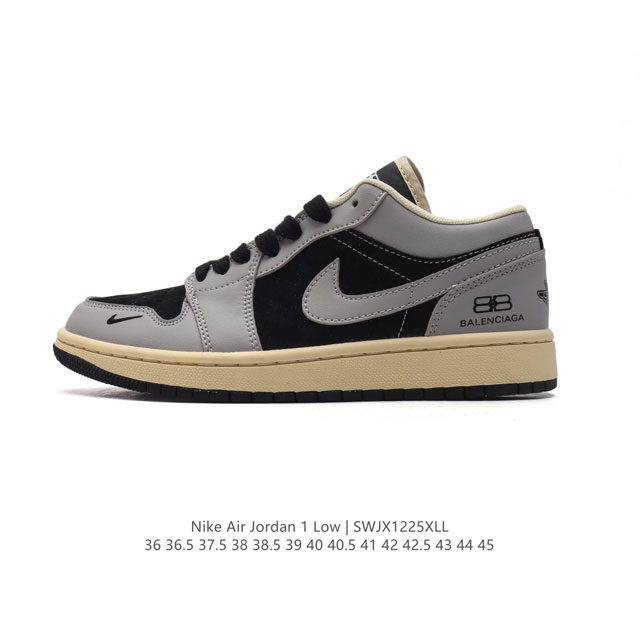 公司级 耐克 乔丹air Jordan 1 Low Aj1 乔1 乔丹1代aj1 低帮复古文化休闲运动篮球鞋。该鞋款从 1985 年元年款汲取设计灵感，焕新演绎