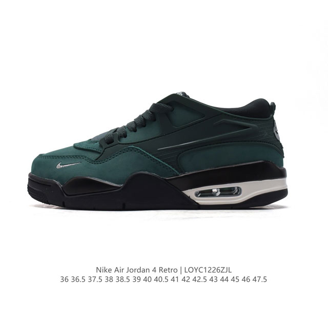 公司级 耐克 新款 Nike Air Jordan 4 Retro Og 低帮 迈克尔 乔丹aj4代乔4 复古休闲运动文化篮球鞋。秉承轻量化的速度型篮球鞋设计思