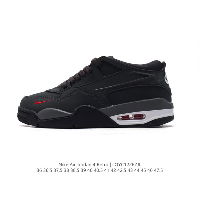 公司级 耐克 新款 Nike Air Jordan 4 Retro Og 低帮 迈克尔 乔丹aj4代乔4 复古休闲运动文化篮球鞋。秉承轻量化的速度型篮球鞋设计思