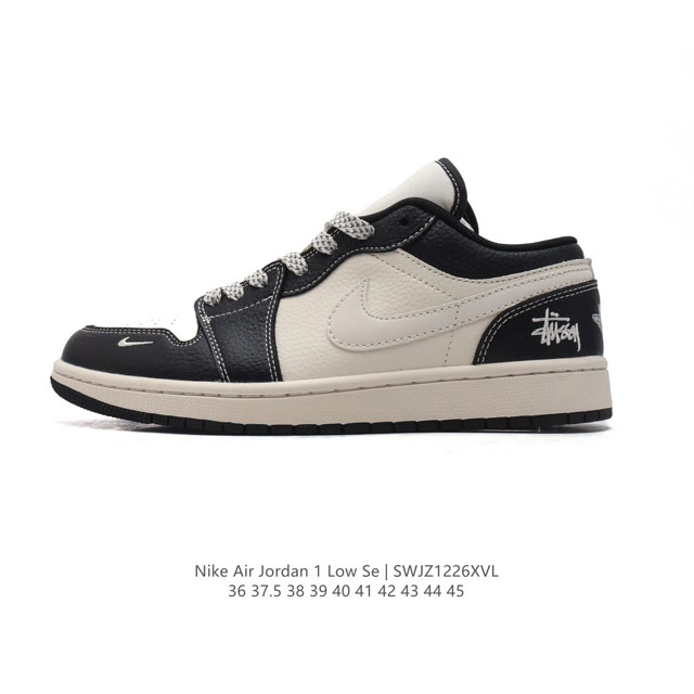 公司级 耐克 乔丹air Jordan 1 Low Aj1 乔1 乔丹1代aj1 低帮复古文化休闲运动篮球鞋。该鞋款从 1985 年元年款汲取设计灵感，焕新演绎