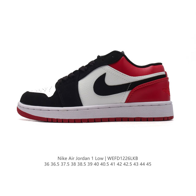 耐克 乔丹air Jordan 1 Low Aj1 乔1 乔丹1代aj1 低帮复古文化休闲运动篮球鞋。该鞋款从 19 年元年款汲取设计灵感，焕新演绎简约经典外观