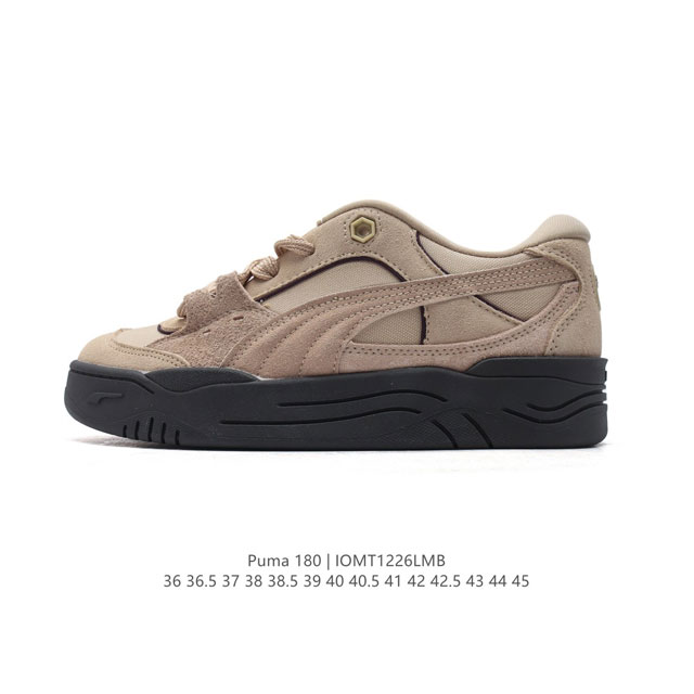 特价 彪马puma 180 Night Rider官方同款 情侣款 防滑耐磨厚底面包鞋低帮板鞋厚底增高运动鞋 类型：男女鞋 货号：392007 尺码：36-45