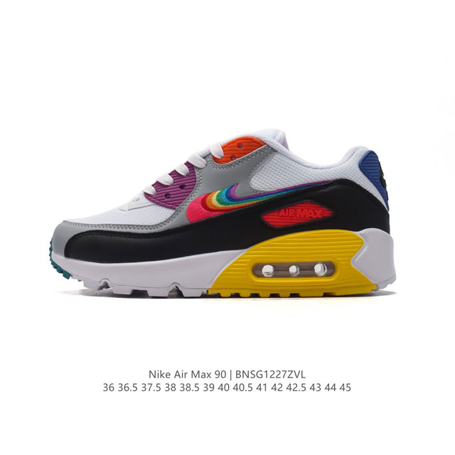 公司级 Nike耐克运动鞋 Air Max 90 健身运动跑鞋休闲鞋 复古风十足！Air Max 90 作为 Nike 旗下最经典的鞋型之一，凭借着百搭的造型，