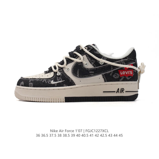 公司级 Af1耐克 Nike Air Force 1 ‘07 Low 空军一号 解构绑带 双鞋带 厚底增高百搭运动板鞋 原楦头原纸板 打造纯正空军版型，专注外贸