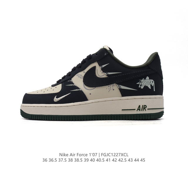 公司级 Af1耐克 Nike Air Force 1 ‘07 Low 空军一号 厚底增高百搭运动板鞋 原楦头原纸板 打造纯正空军版型，专注外贸渠道 全掌内置蜂窝