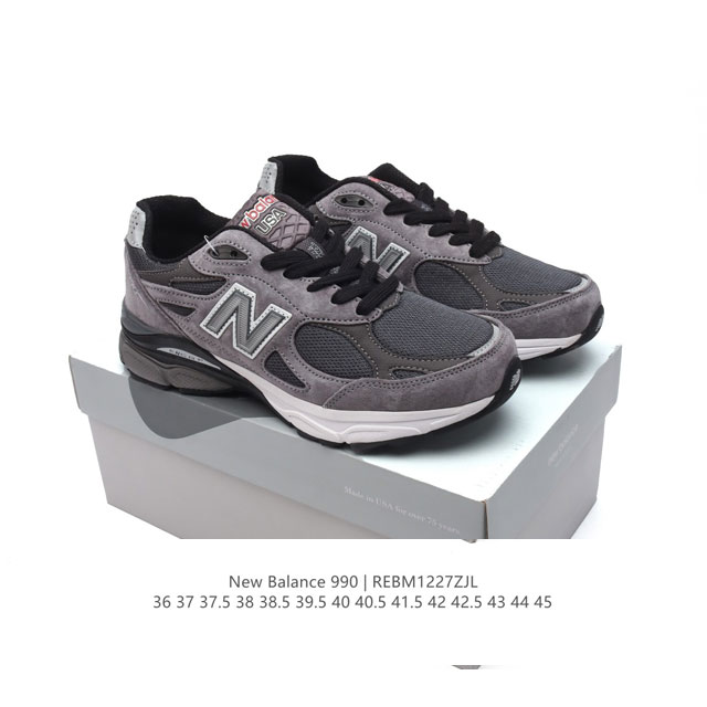 公司级 新百伦 New Balance Nb990 V3系列 高端美产990系列简约经典舒适百搭时尚复古休闲鞋缓震透气跑步鞋。该鞋款采用mcd Motion C