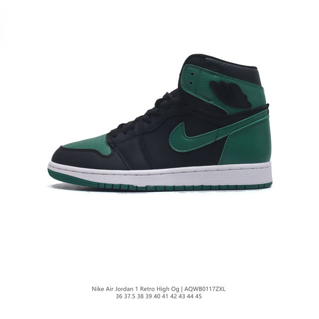 耐克 男女鞋 Nike Air Jordan 1 Retro High Og 乔丹一代aj1 乔1 Aj1 篮球鞋复刻运动鞋。皮面高帮板鞋的设计灵感源自运动夹克