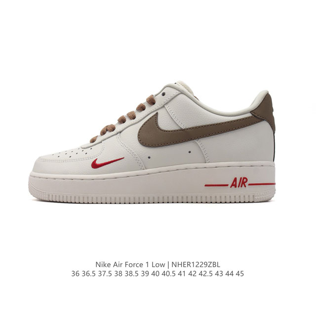 耐克nike Air Force 1 Low 空军一号 Af1 小白鞋 低帮百搭厚底增高休闲运动板鞋。柔软、弹性十足的缓震性能和出色的中底设计，横跨复古与现代的