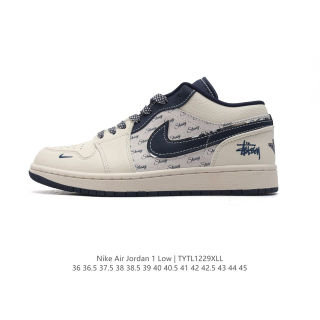 公司级 耐克 乔丹air Jordan 1 Low Aj1 乔1 乔丹1代aj1 低帮复古文化休闲运动篮球鞋。该鞋款从 1985 年元年款汲取设计灵感，焕新演绎