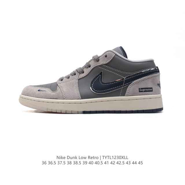 公司级 耐克 男女鞋 Nike Dunk Low 运动鞋复古板鞋，尽情迈步，彰显个性风采。采用柔软皮革鞋面，经久耐穿，塑就如元年款 Dunk 般的复古质感。全掌