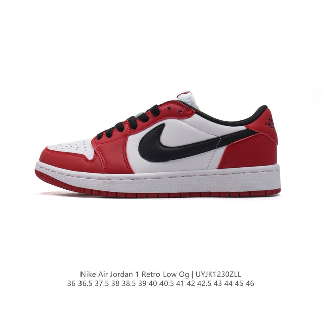 真标 耐克 乔丹air Jordan 1 Low Aj1 乔1 乔丹1代aj1 低帮复古文化休闲运动篮球鞋。该鞋款从 1985 年元年款汲取设计灵感，焕新演绎简