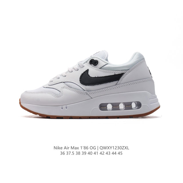 耐克nike Air Max 1'86 Og 经典复古小气垫缓震跑步鞋，穿上nike Air Max 1 '86 Og 高尔夫球鞋，成就街头传奇。该鞋款舒适耐穿