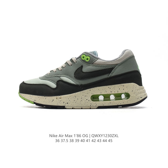 耐克nike Air Max 1'86 Og 经典复古小气垫缓震跑步鞋，穿上nike Air Max 1 '86 Og 高尔夫球鞋，成就街头传奇。该鞋款舒适耐穿