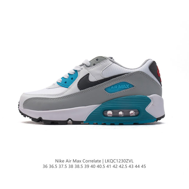 耐克 Nike Air Max Correlate 气垫缓震耐磨运动鞋时尚潮流休闲透气跑步鞋，选用网眼鞋面，脚感舒适透气。鞋舌、鞋侧及后跟处饰有品牌标识，简约大