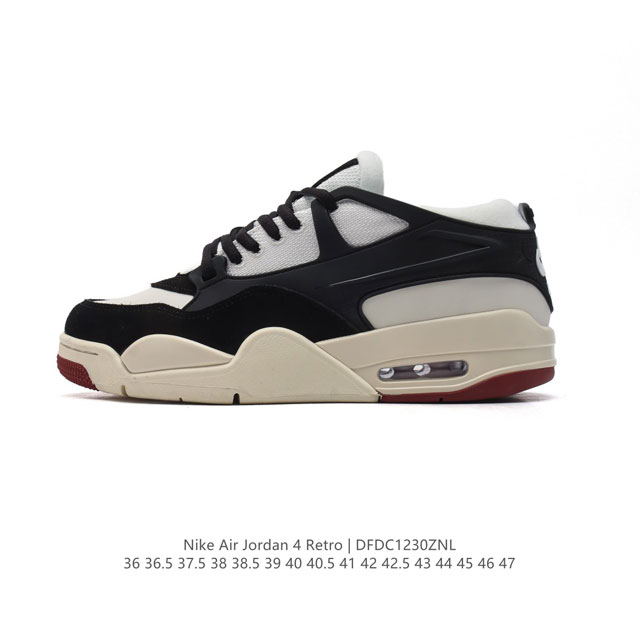 原版1:1 耐克 新款 Nike Air Jordan 4 Retro Og 低帮 迈克尔 乔丹aj4代乔4 复古休闲运动文化篮球鞋。秉承轻量化的速度型篮球鞋设