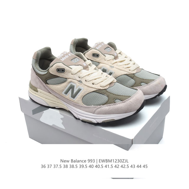 公司级 Newbalance 新百伦993系列美产老爹鞋总统经典复古运动鞋纽巴伦993总统慢跑鞋。卓越的舒适性与经典风格相得益彰，打造出我们的 Made In