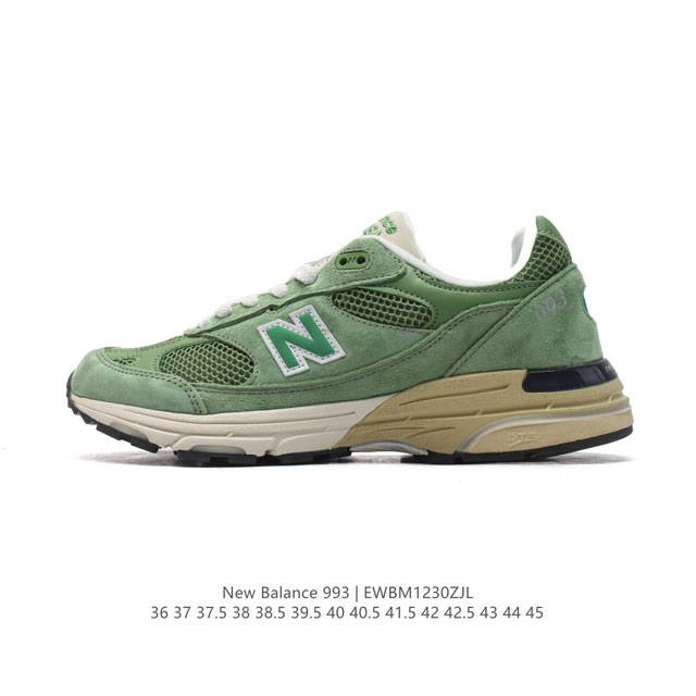 公司级 Newbalance 新百伦993系列美产老爹鞋总统经典复古运动鞋纽巴伦993总统慢跑鞋。卓越的舒适性与经典风格相得益彰，打造出我们的 Made In