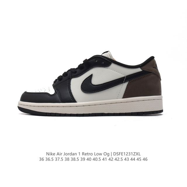 公司级 耐克 乔丹air Jordan 1 Low Aj1 乔1 乔丹1代aj1 低帮复古文化休闲运动篮球鞋。该鞋款从 1985 年元年款汲取设计灵感，焕新演绎