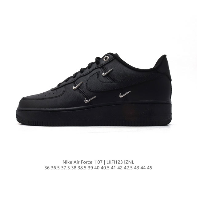 公司级 Af1耐克 Nike Air Force 1 ‘07 Low 空军一号 厚底增高百搭运动板鞋 原楦头原纸板 打造纯正空军版型，专注外贸渠道 全掌内置蜂窝