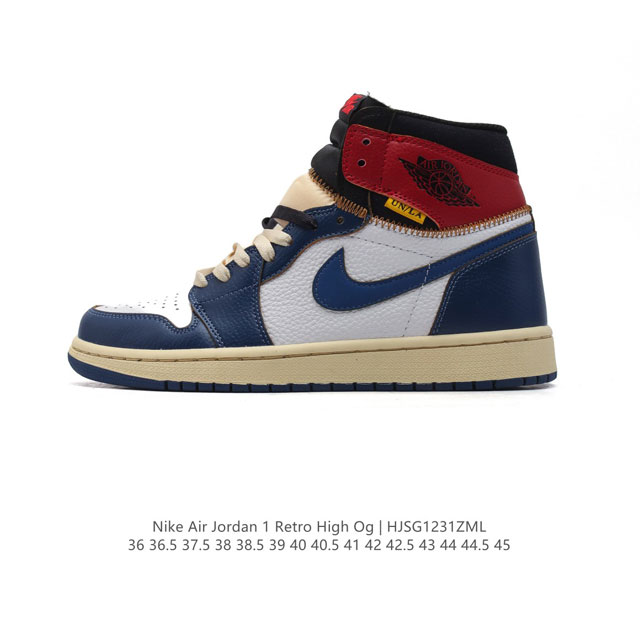 公司级 耐克 男女鞋 Nike Air Jordan 1 Retro High Og 乔丹一代aj1 乔1 Aj1 篮球鞋复刻运动鞋。皮面高帮板鞋的设计灵感源自