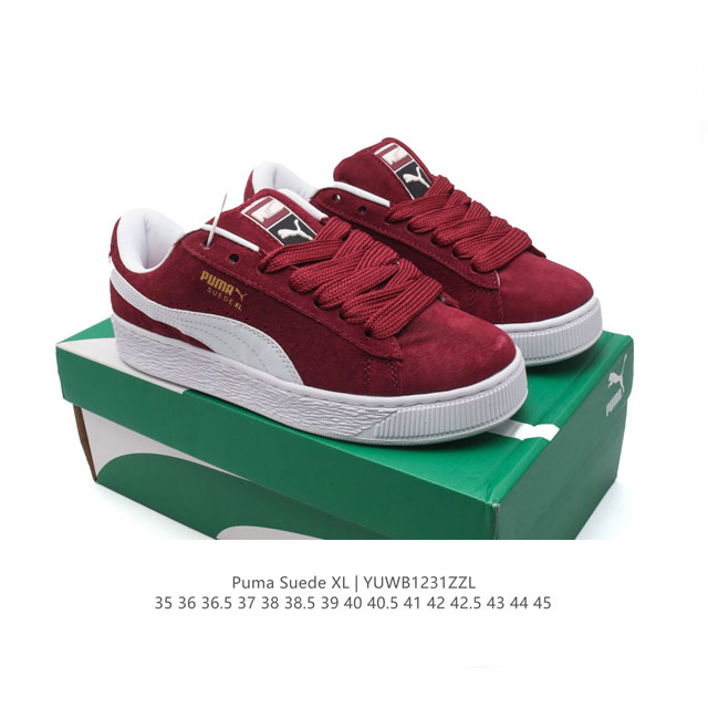 高品质 彪马 Puma 休闲板鞋 Suede Xl系列经典翻毛皮厚底防滑耐磨舒适透气运动鞋 新年穿有型 时尚 穿搭 球鞋 穿搭 时尚 潮流 面包鞋 Puma