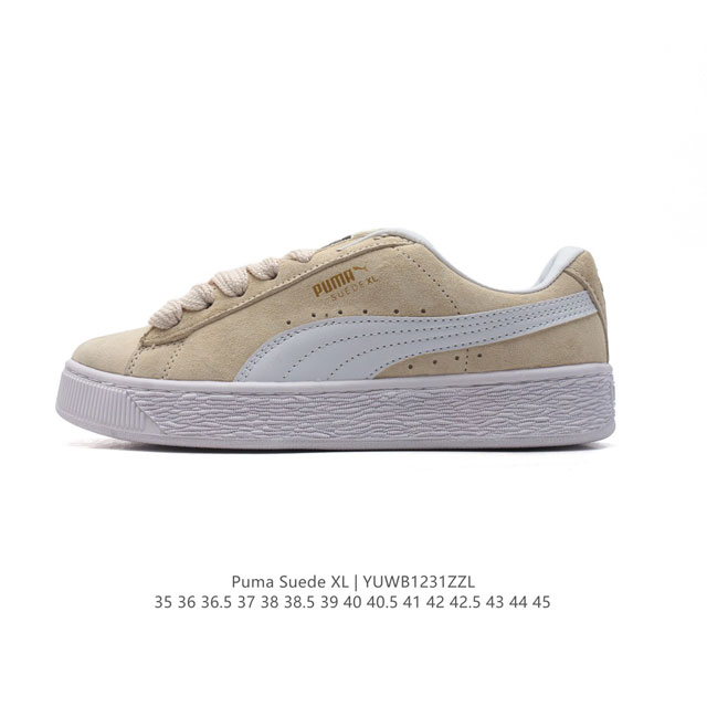 高品质 彪马 Puma 休闲板鞋 Suede Xl系列经典翻毛皮厚底防滑耐磨舒适透气运动鞋 新年穿有型 时尚 穿搭 球鞋 穿搭 时尚 潮流 面包鞋 Puma