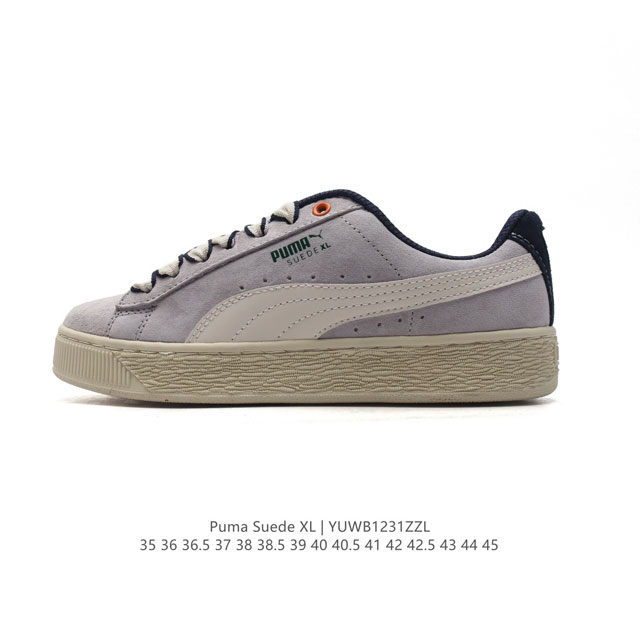 高品质 彪马 Puma 休闲板鞋 Suede Xl系列经典翻毛皮厚底防滑耐磨舒适透气运动鞋 新年穿有型 时尚 穿搭 球鞋 穿搭 时尚 潮流 面包鞋 Puma