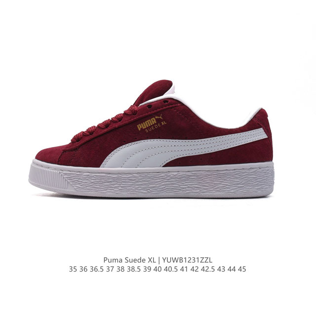 高品质 彪马 Puma 休闲板鞋 Suede Xl系列经典翻毛皮厚底防滑耐磨舒适透气运动鞋 新年穿有型 时尚 穿搭 球鞋 穿搭 时尚 潮流 面包鞋 Puma