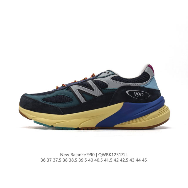 公司级 New Balance 新百伦 Nb990 真标带半码 新百伦m990系列 Nb经典休闲运动慢跑鞋 简约舒适百搭时尚复古老爹鞋。990系列是new Ba