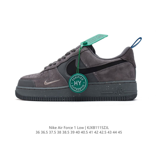 公司级 附赠送logo清洁刷 Af1耐克 Nike Air Force 1 ‘07 Low 空军一号 厚底增高百搭休闲运动板鞋 原楦头原纸板 打造纯正空军版型，