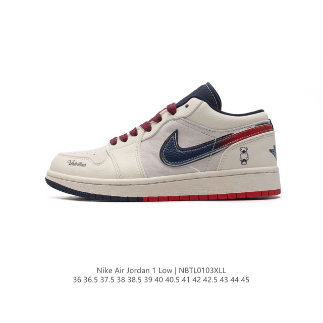 公司级 耐克 乔丹air Jordan 1 Low Aj1 乔1 乔丹1代aj1 低帮复古文化休闲运动篮球鞋。该鞋款从 1985 年元年款汲取设计灵感，焕新演绎