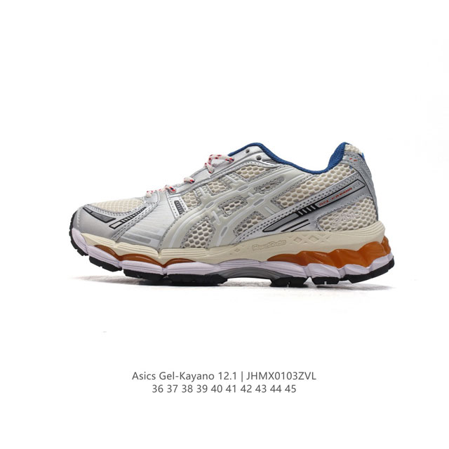 公司级 亚瑟士 Kith X Asics Gel-Kayano 12.1 “Light Sage”运动舒适防滑透气 低帮跑步鞋 厚底增高老爹鞋 该款asics